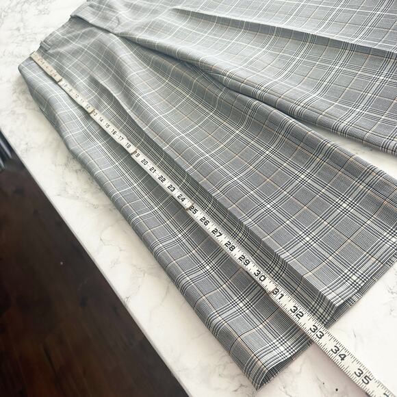 COPY - Givenchy Plaid Culotte Wide Leg Trousers Wool Blend Pants Women's EU Siz… - Picture 13 of 16